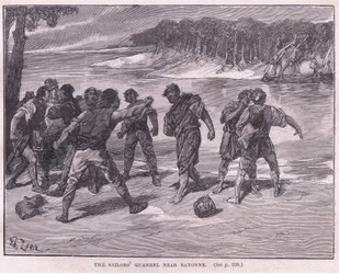 The Sailors Quarrel Near Bayonne AD 1292